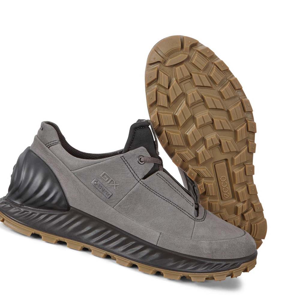 Men's Ecco Exostrike Hiking & Trail Grey | Canada 566LIS